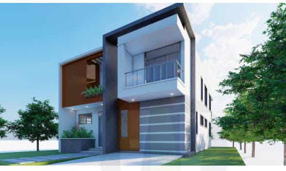 Modern two-storey residence